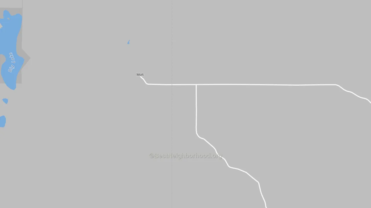 Transit Grade map of Molt, MT
