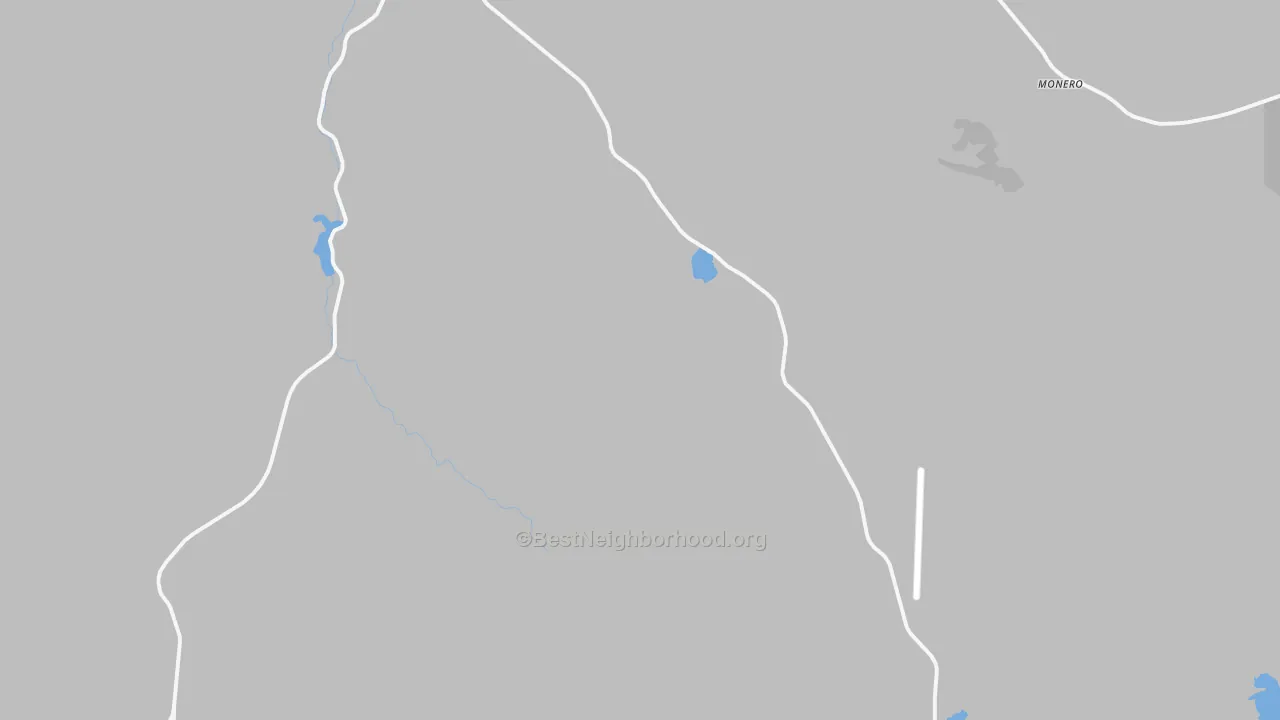 Transit Grade map of Monero, NM