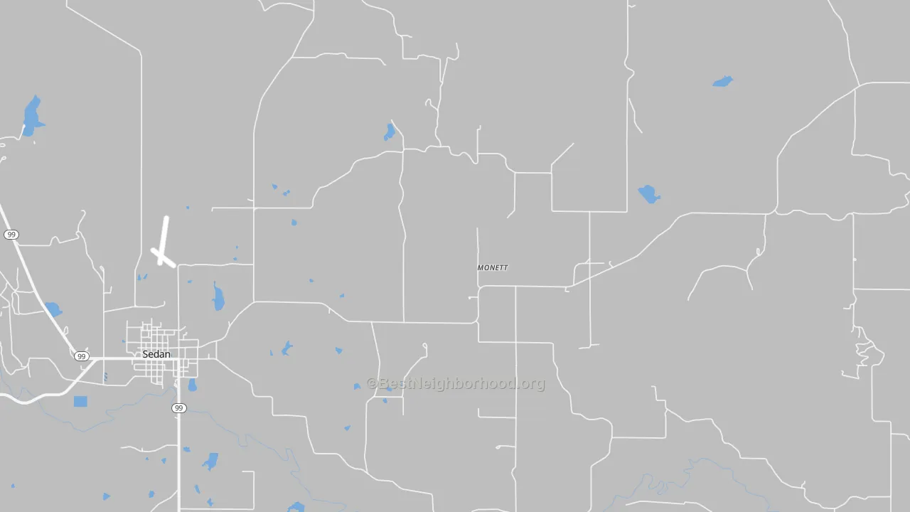 Transit Grade map of Monett, KS