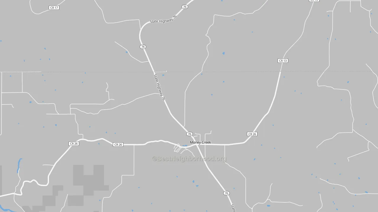 Transit Grade map of Money Creek, MN