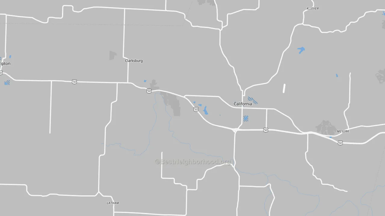 Transit Grade map of Moniteau County, MO