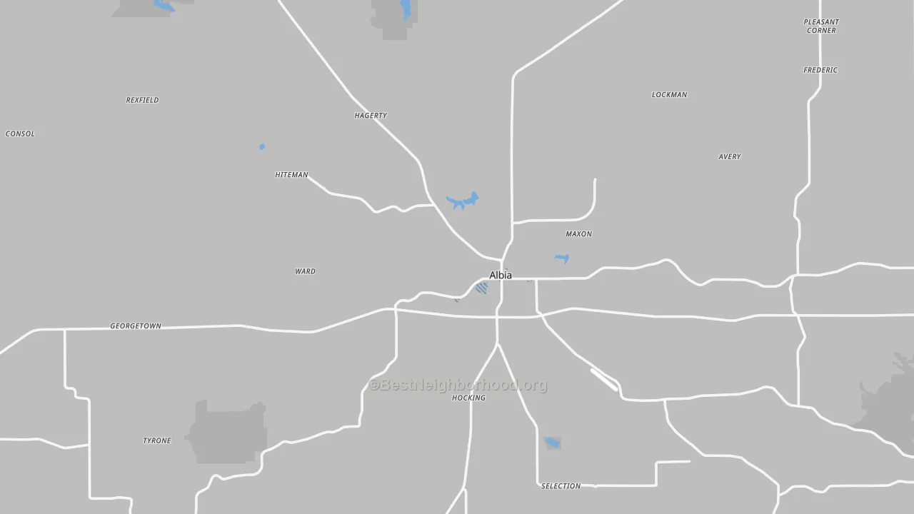 Transit Grade map of Monroe County, IA