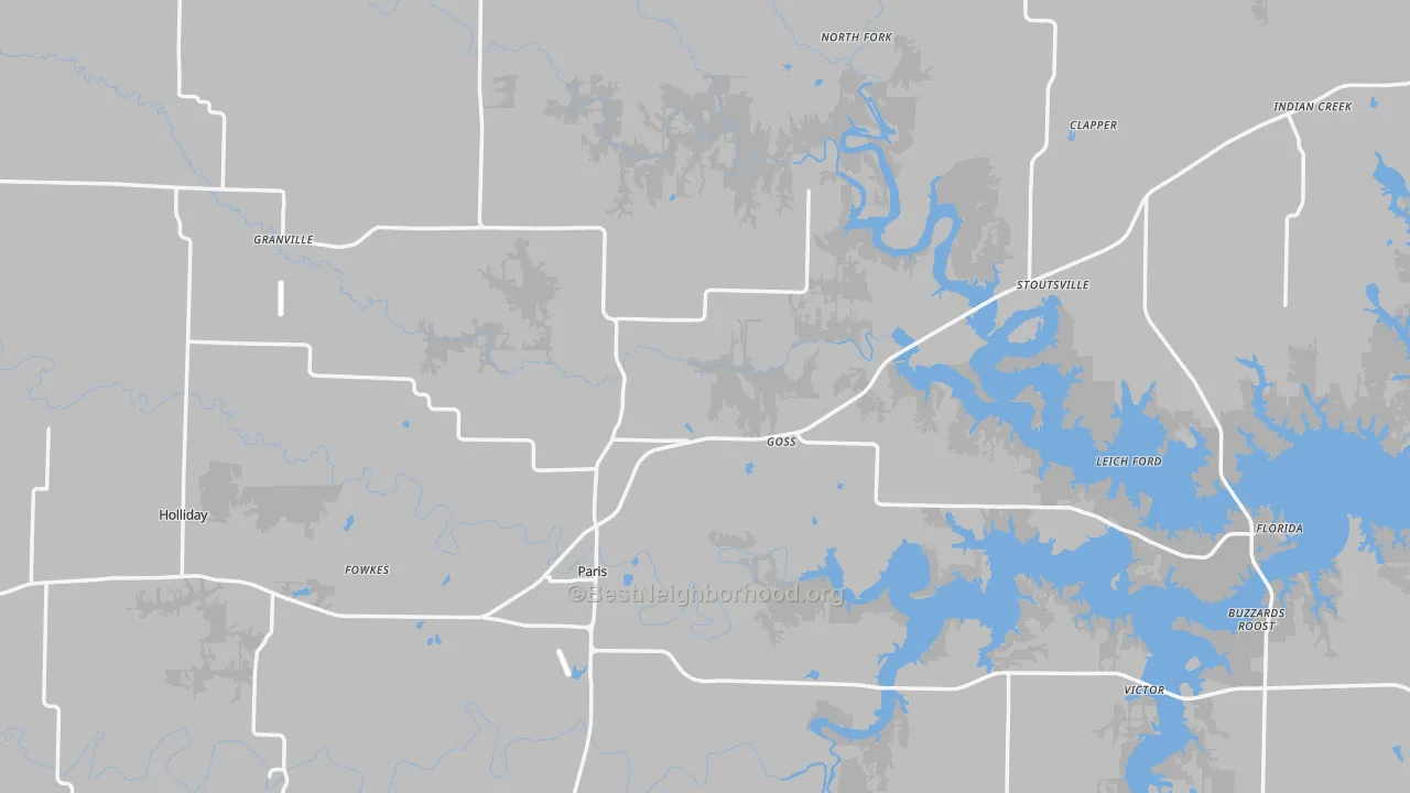 Transit Grade map of Monroe County, MO