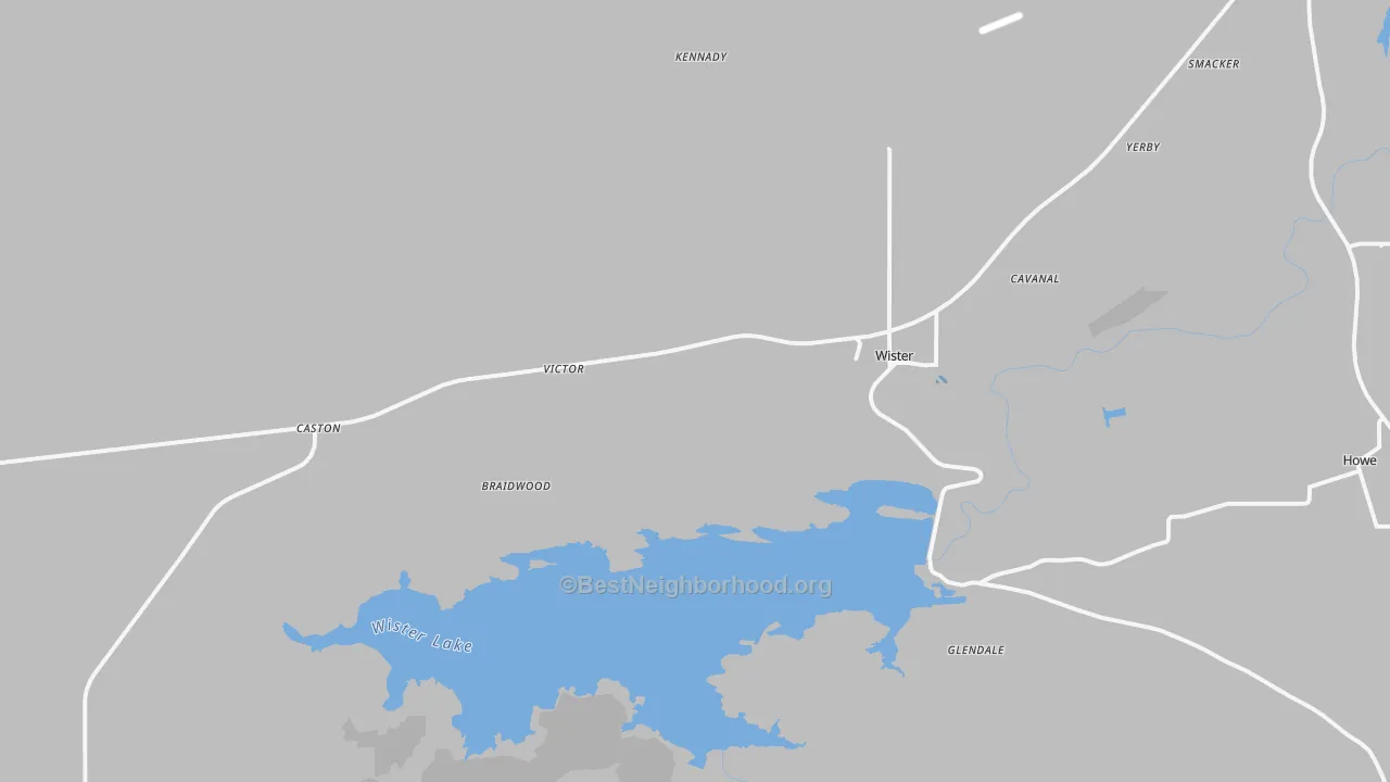 Transit Grade map of Monroe, OK
