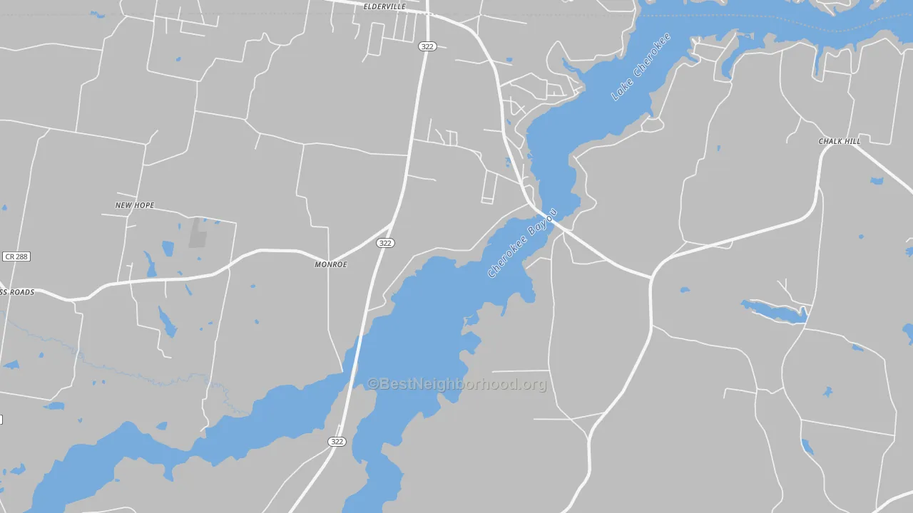 Transit Grade map of Monroe, TX