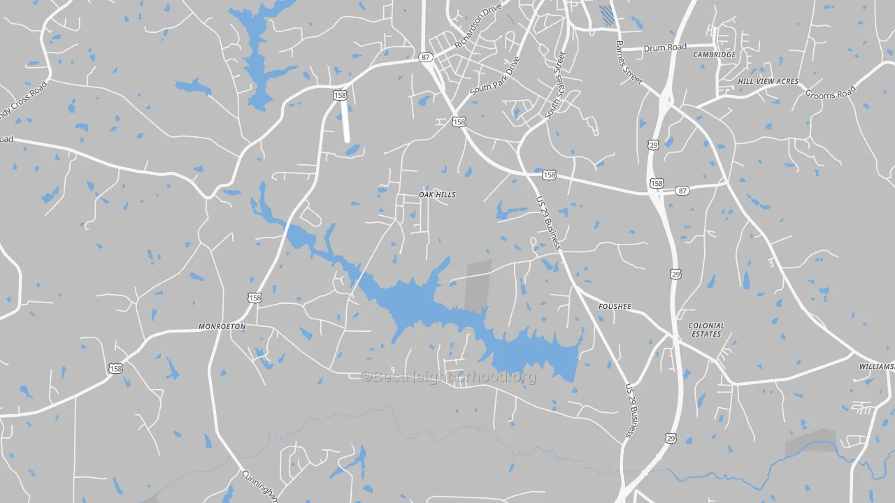 Transit Grade map of Monroeton, NC