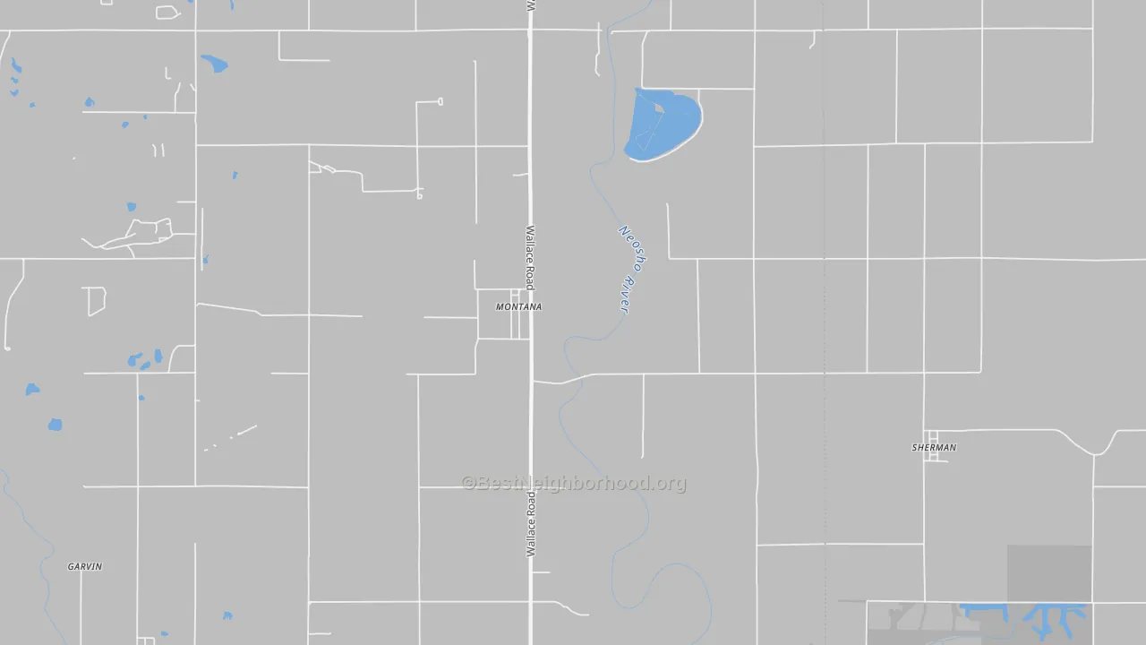 Transit Grade map of Montana, KS