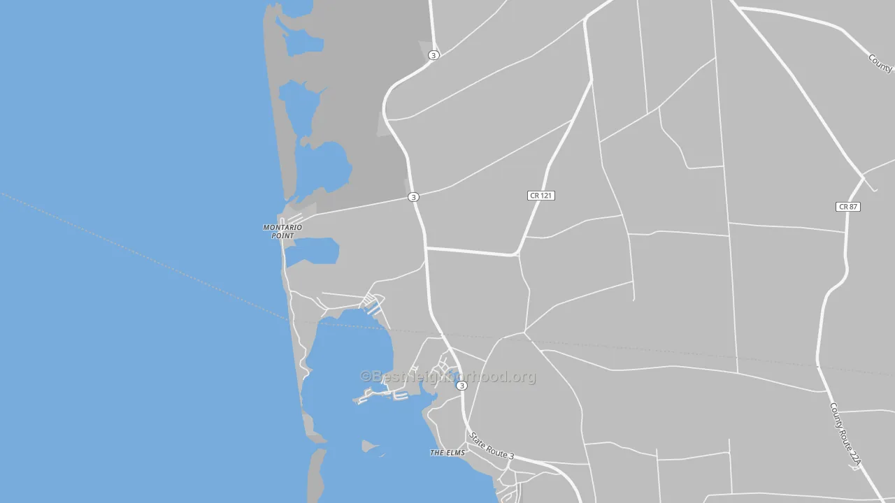 Transit Grade map of Montario Point, NY