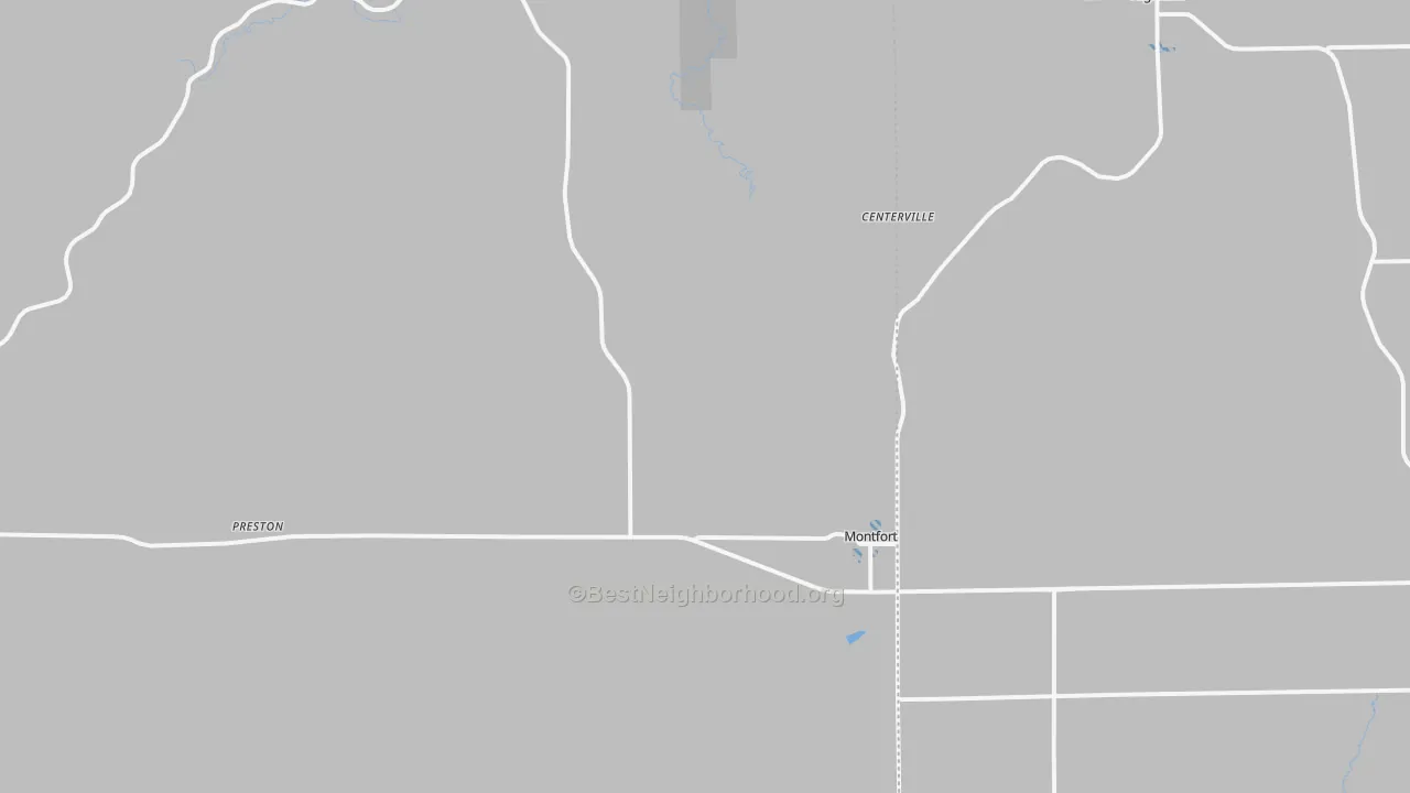 Transit Grade map of Montfort, WI