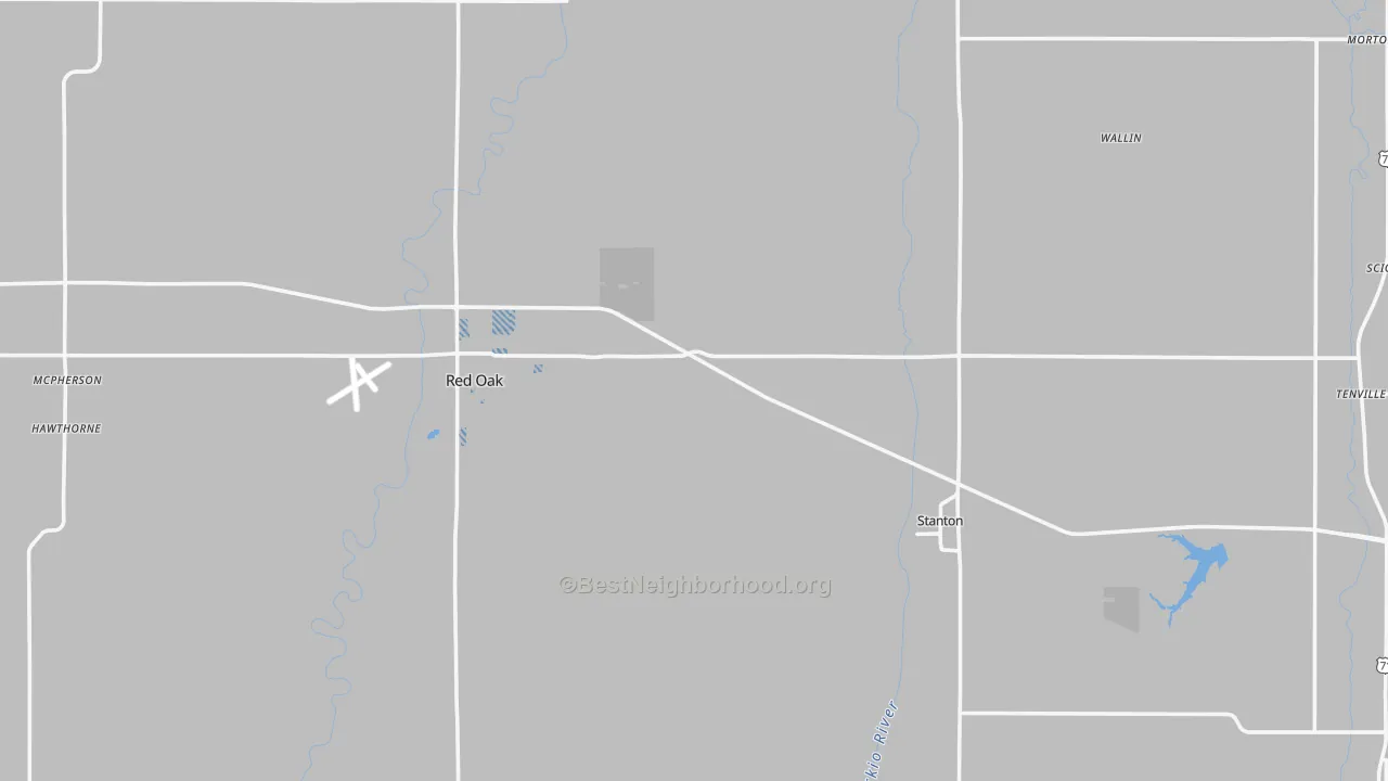 Transit Grade map of Montgomery County, IA