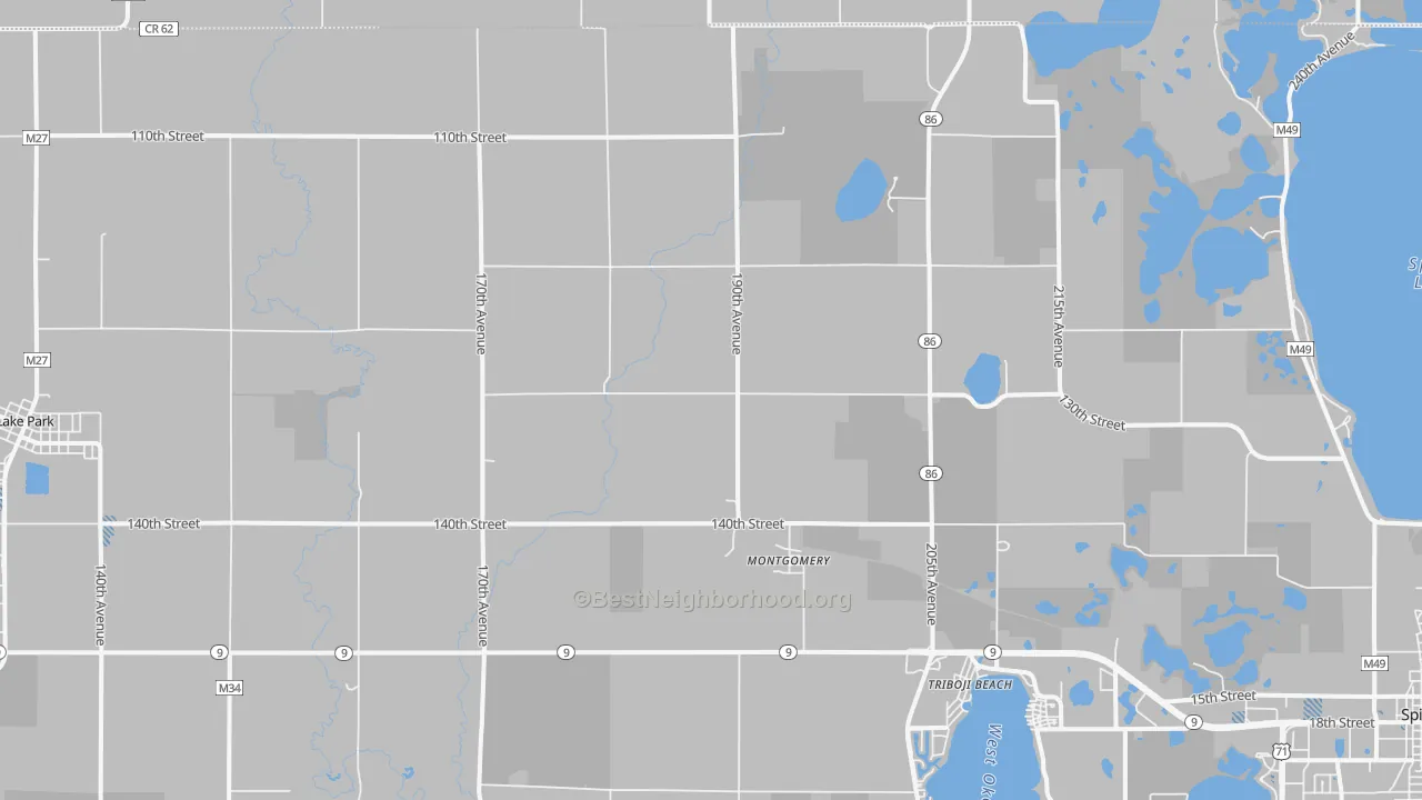 Transit Grade map of Montgomery, IA