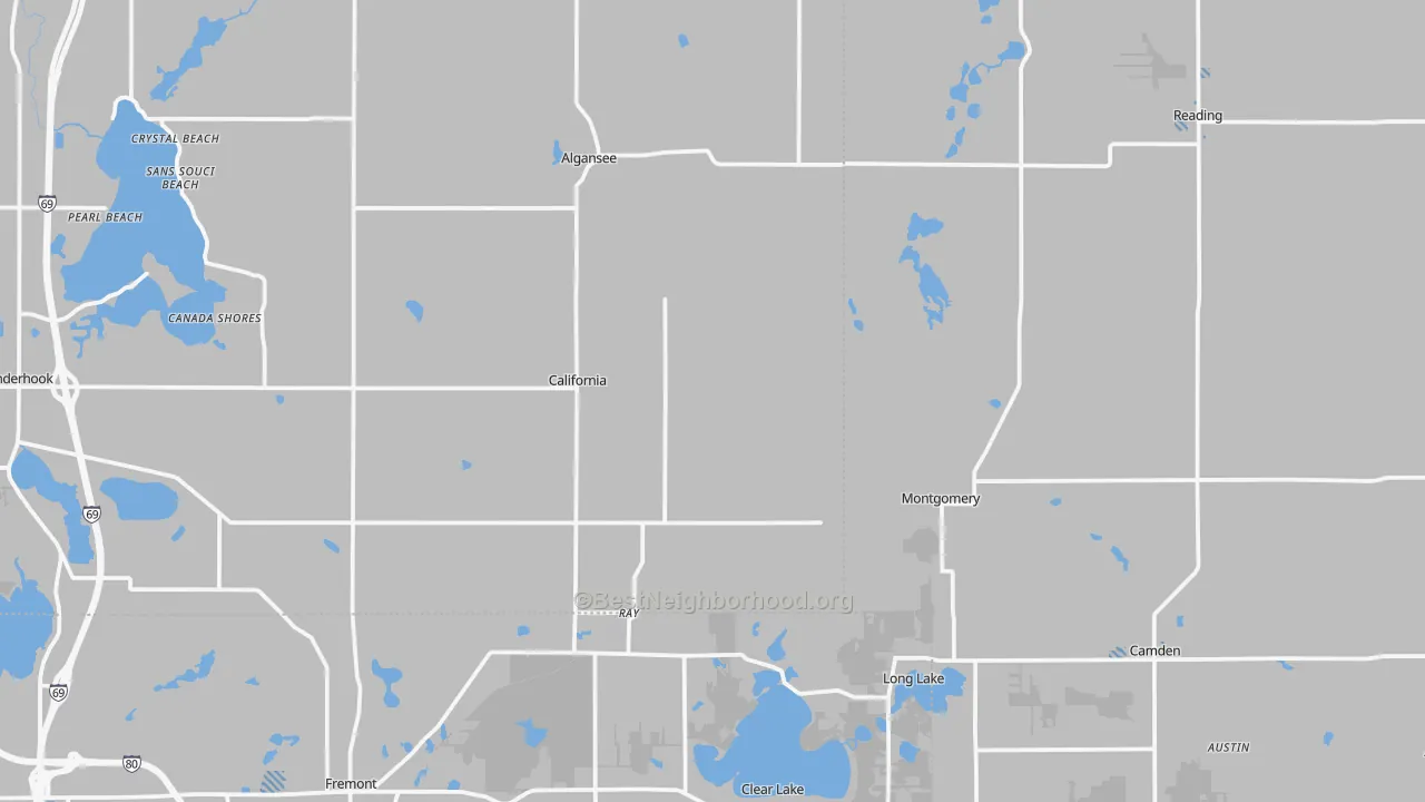 Transit Grade map of Montgomery, MI