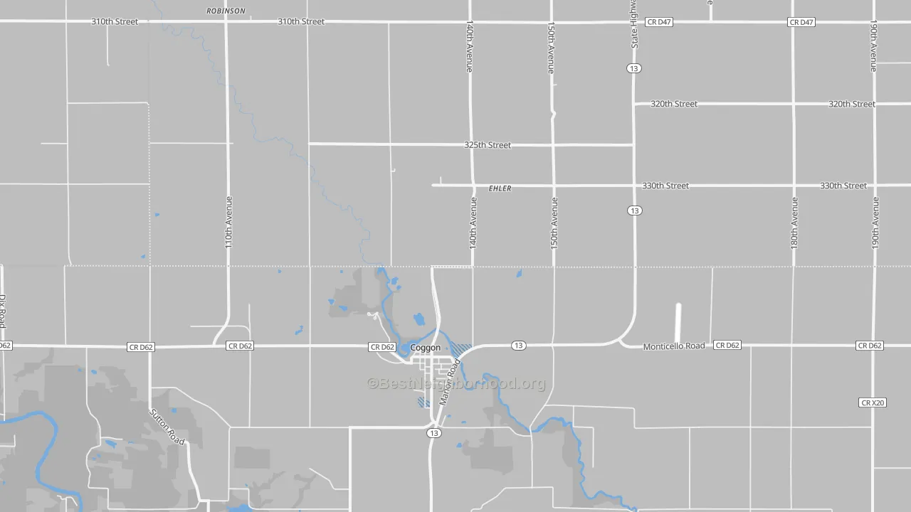 Transit Grade map of Monti, IA