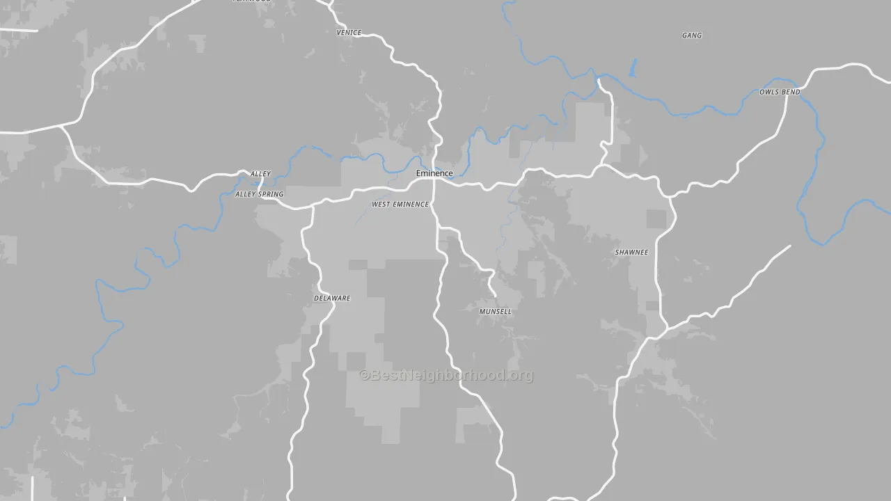 Transit Grade map of Montier, MO