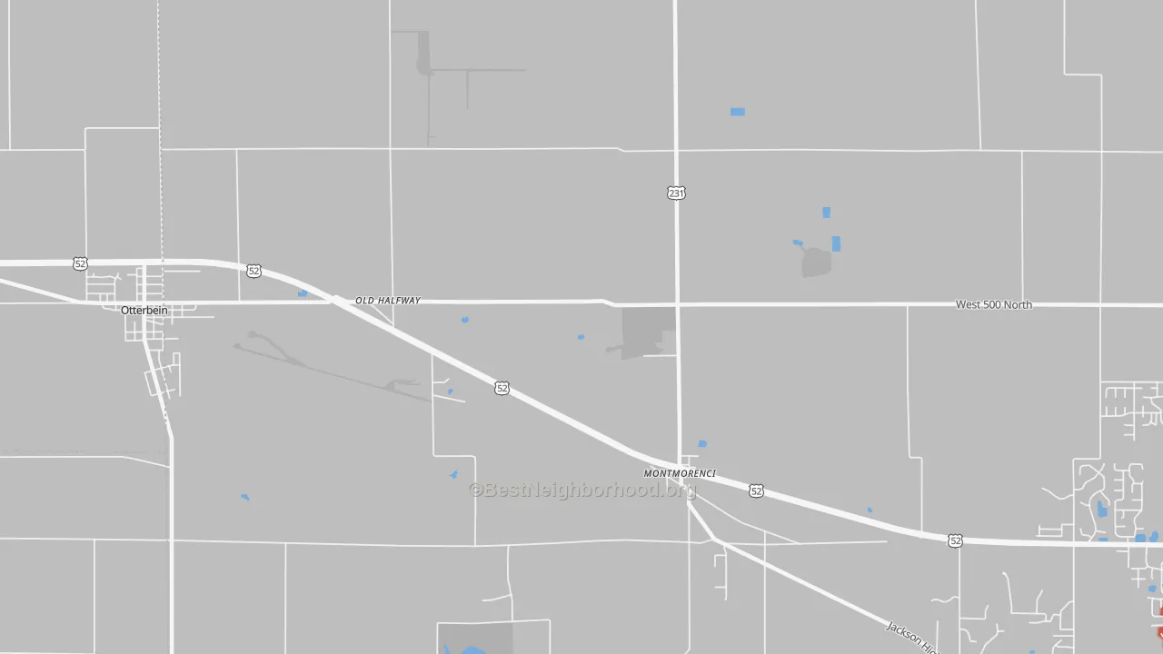 Transit Grade map of Montmorenci, IN