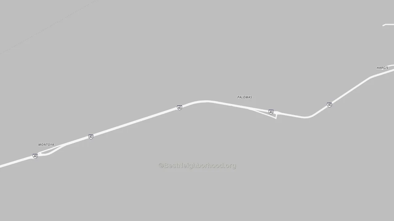 Transit Grade map of Montoya, NM