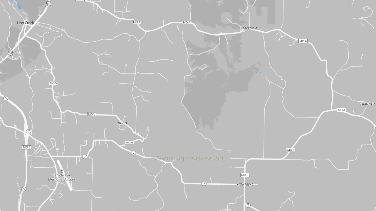 Transit Grade map of Montreal, MO