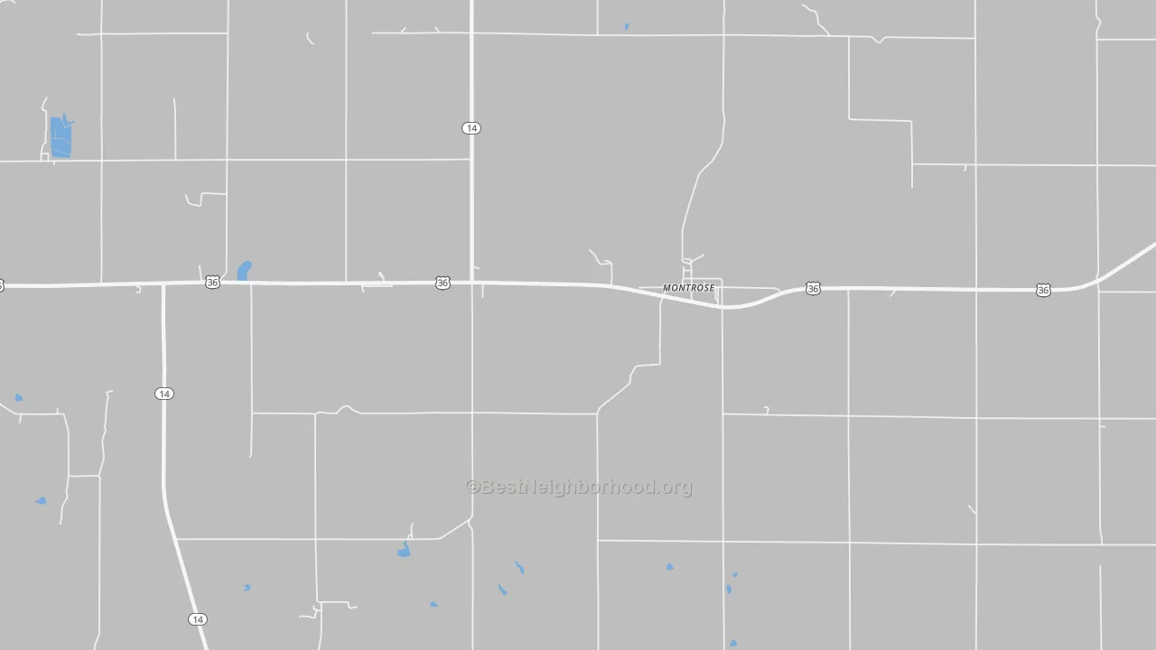 Transit Grade map of Montrose, KS
