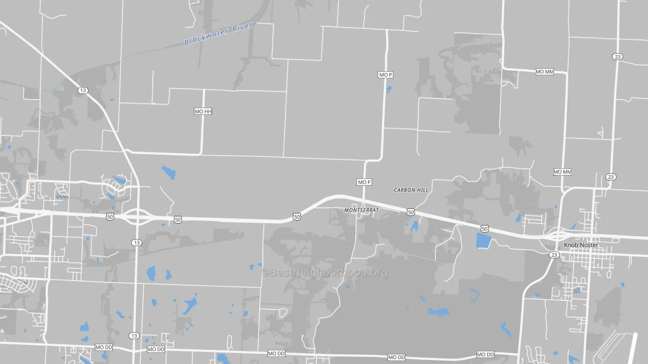 Transit Grade map of Montserrat, MO