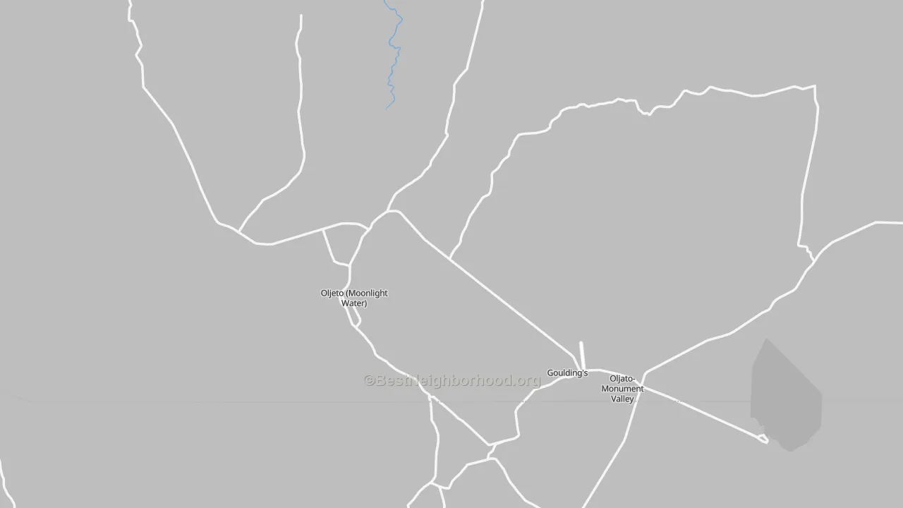 Transit Grade map of Monument Valley, UT