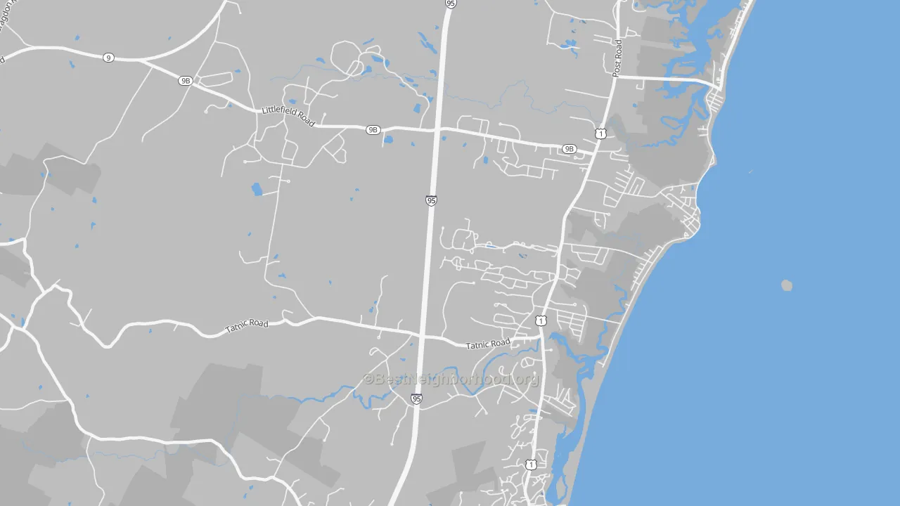Transit Grade map of Moody, ME