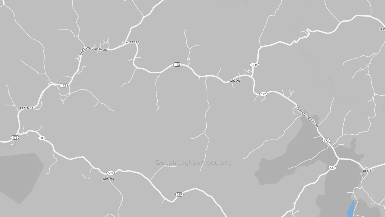 Transit Grade map of Moon, KY