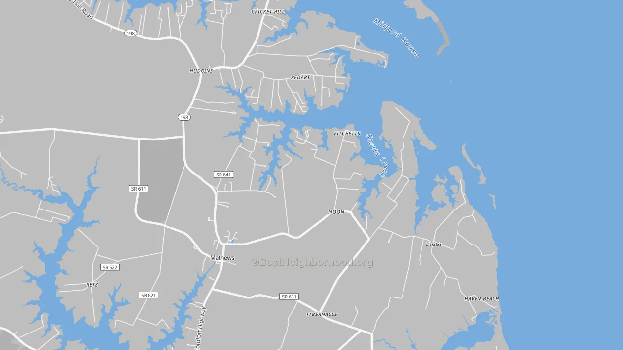 Transit Grade map of Moon, VA