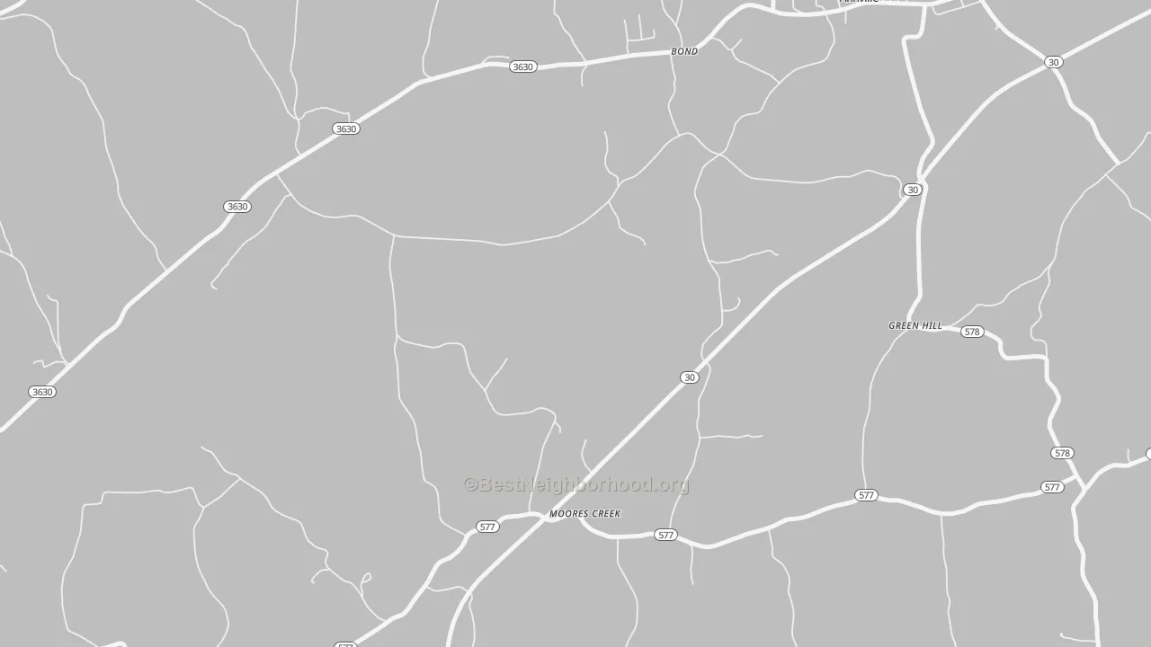 Transit Grade map of Moores Creek, KY