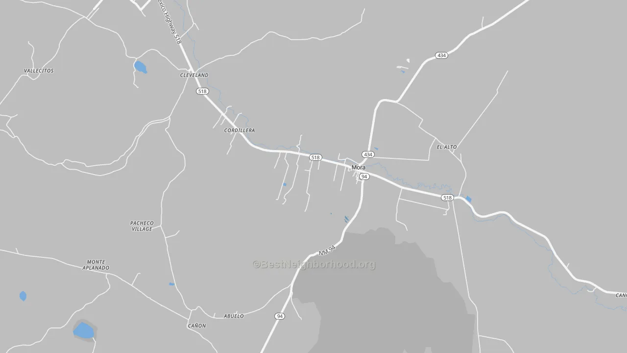 Transit Grade map of Mora, NM