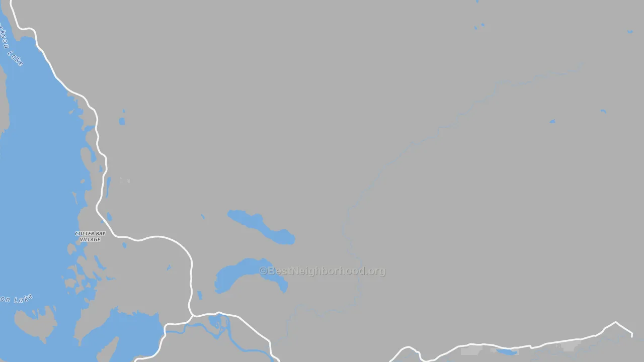 Transit Grade map of Moran, WY