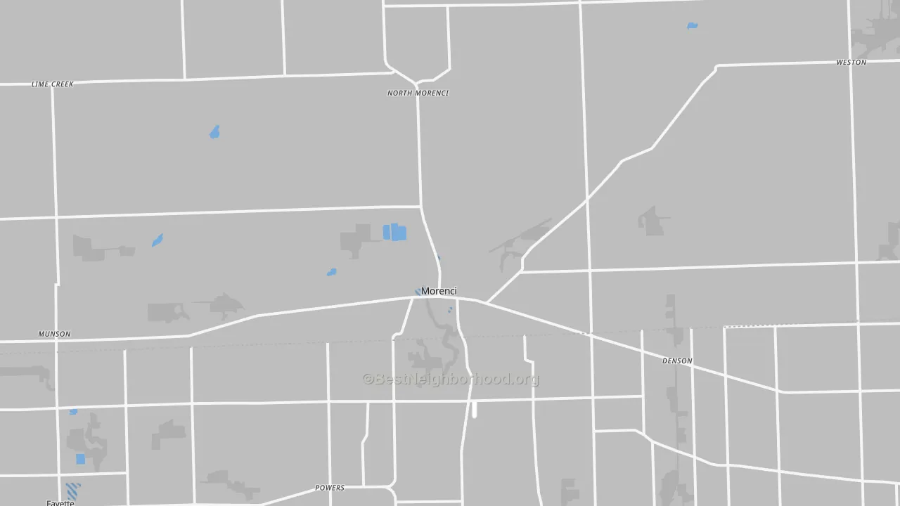 Transit Grade map of Morenci, MI