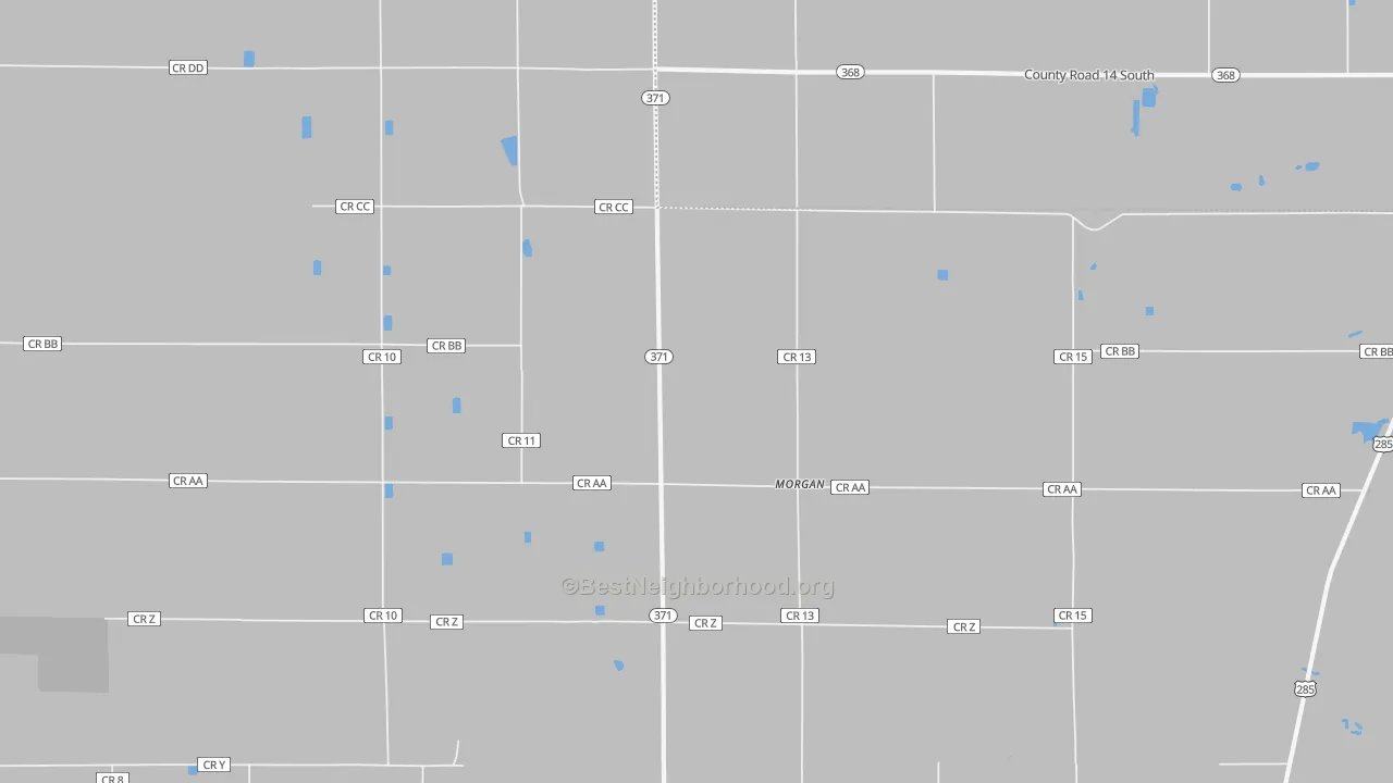 Transit Grade map of Morgan, CO