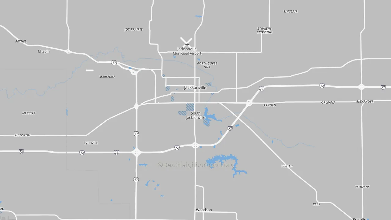 Transit Grade map of Morgan County, IL