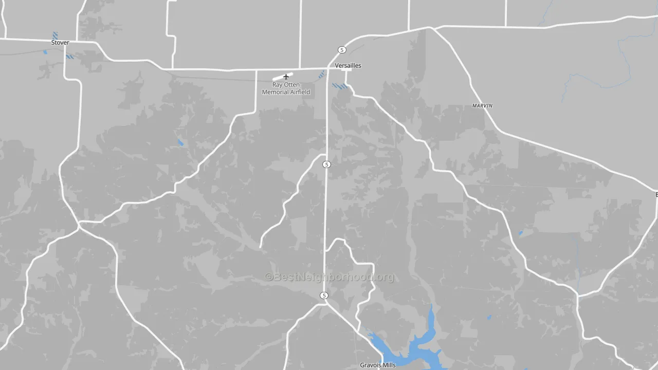 Transit Grade map of Morgan County, MO