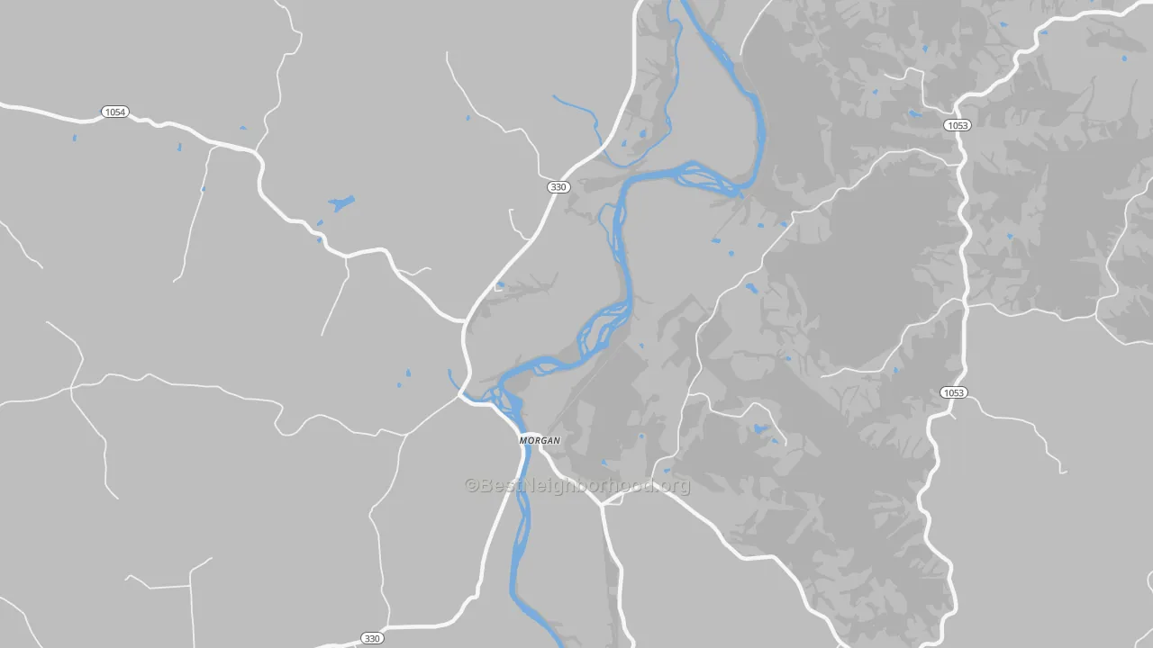 Transit Grade map of Morgan, KY