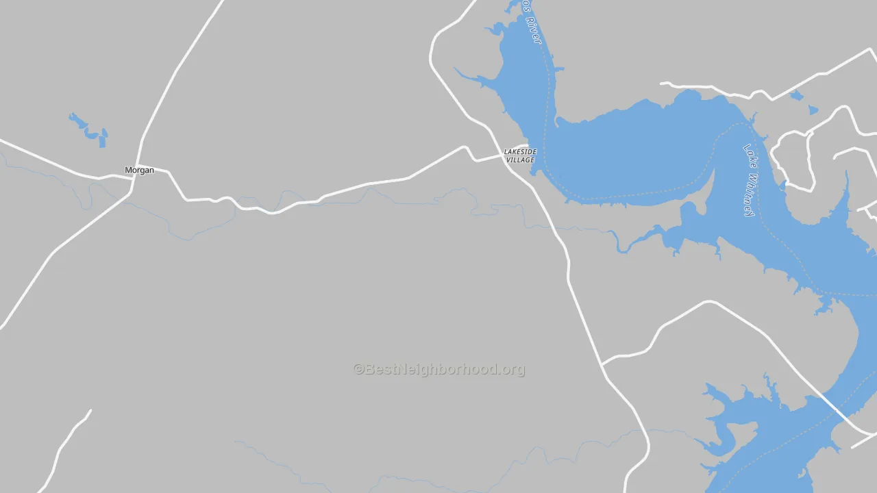 Transit Grade map of Morgan, TX