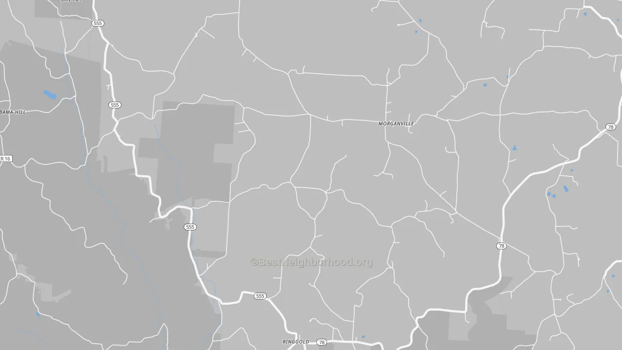 Transit Grade map of Morgansville, OH