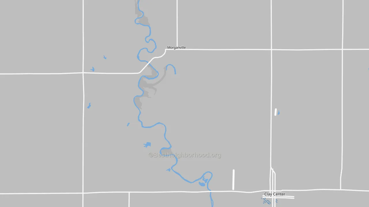 Transit Grade map of Morganville, KS
