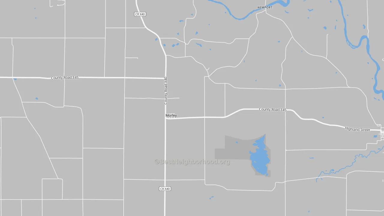 Transit Grade map of Morley, IA