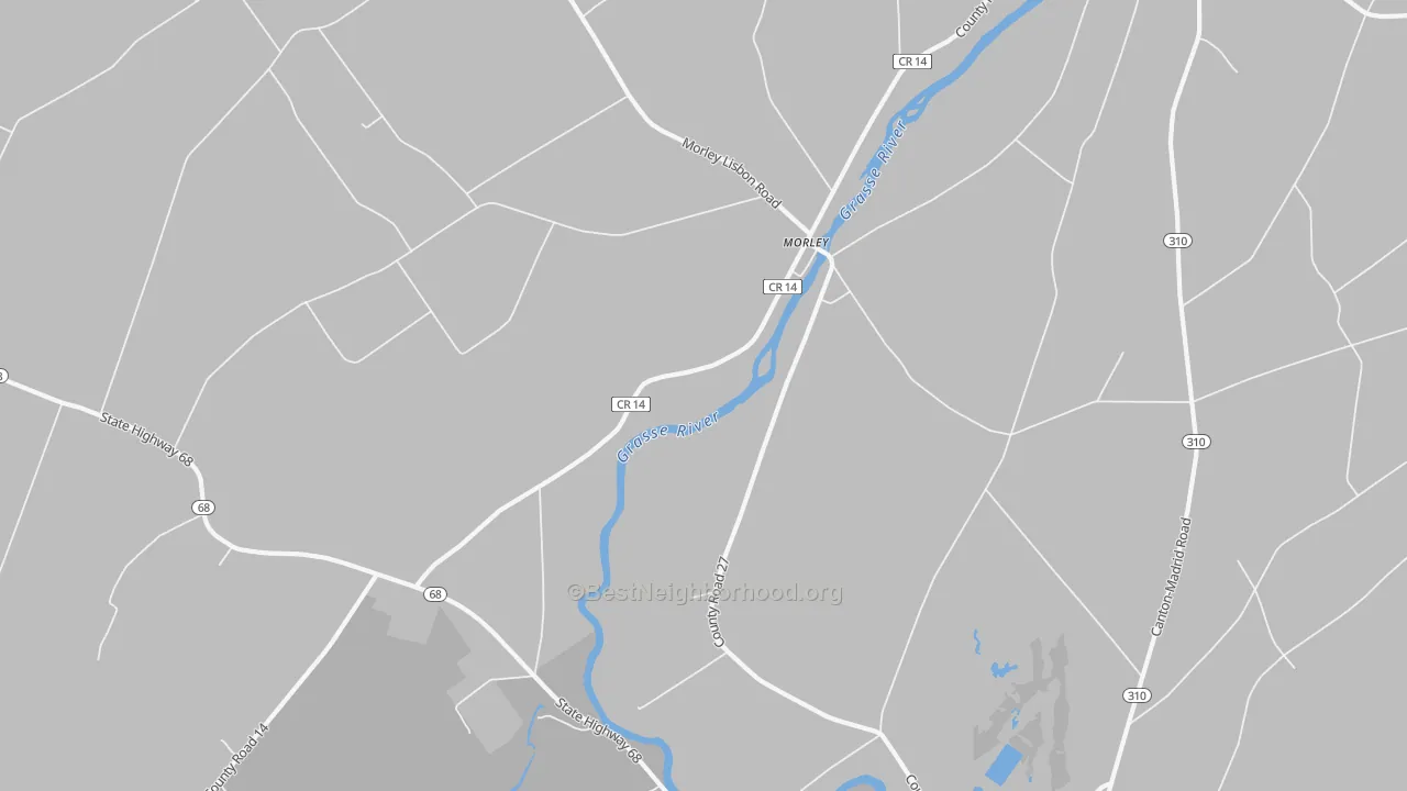 Transit Grade map of Morley, NY
