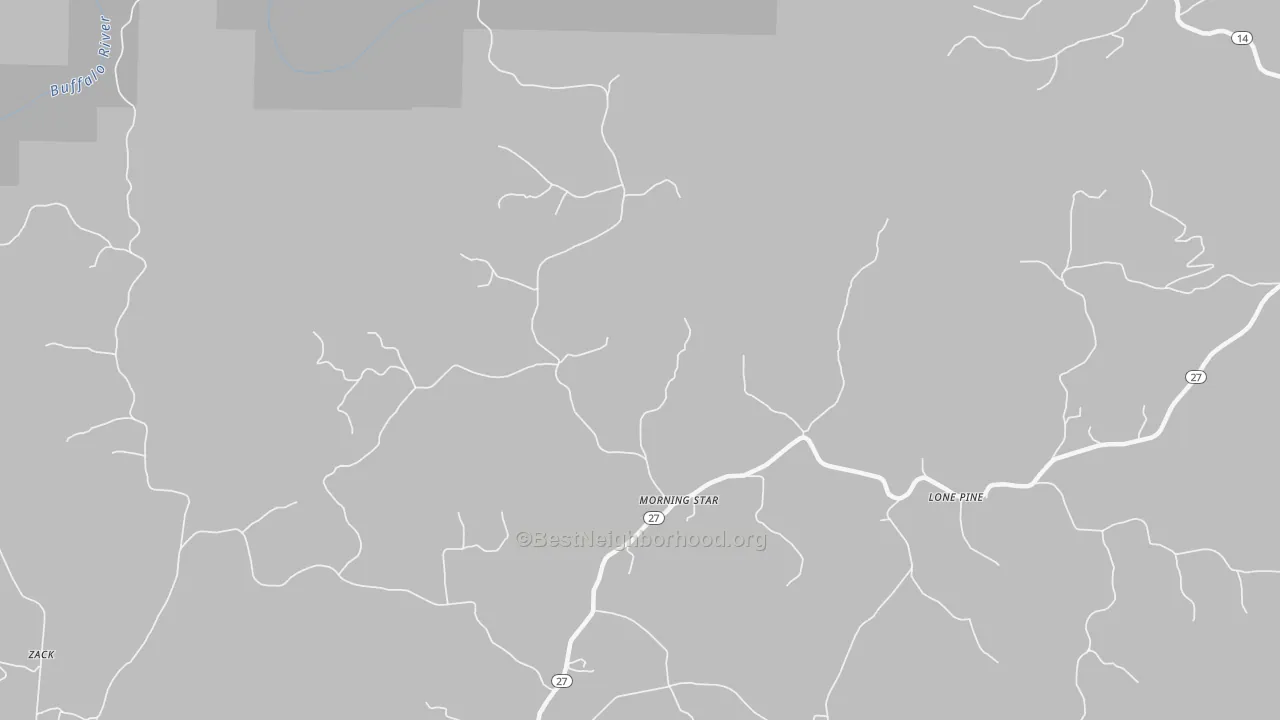 Transit Grade map of Morning Star, AR