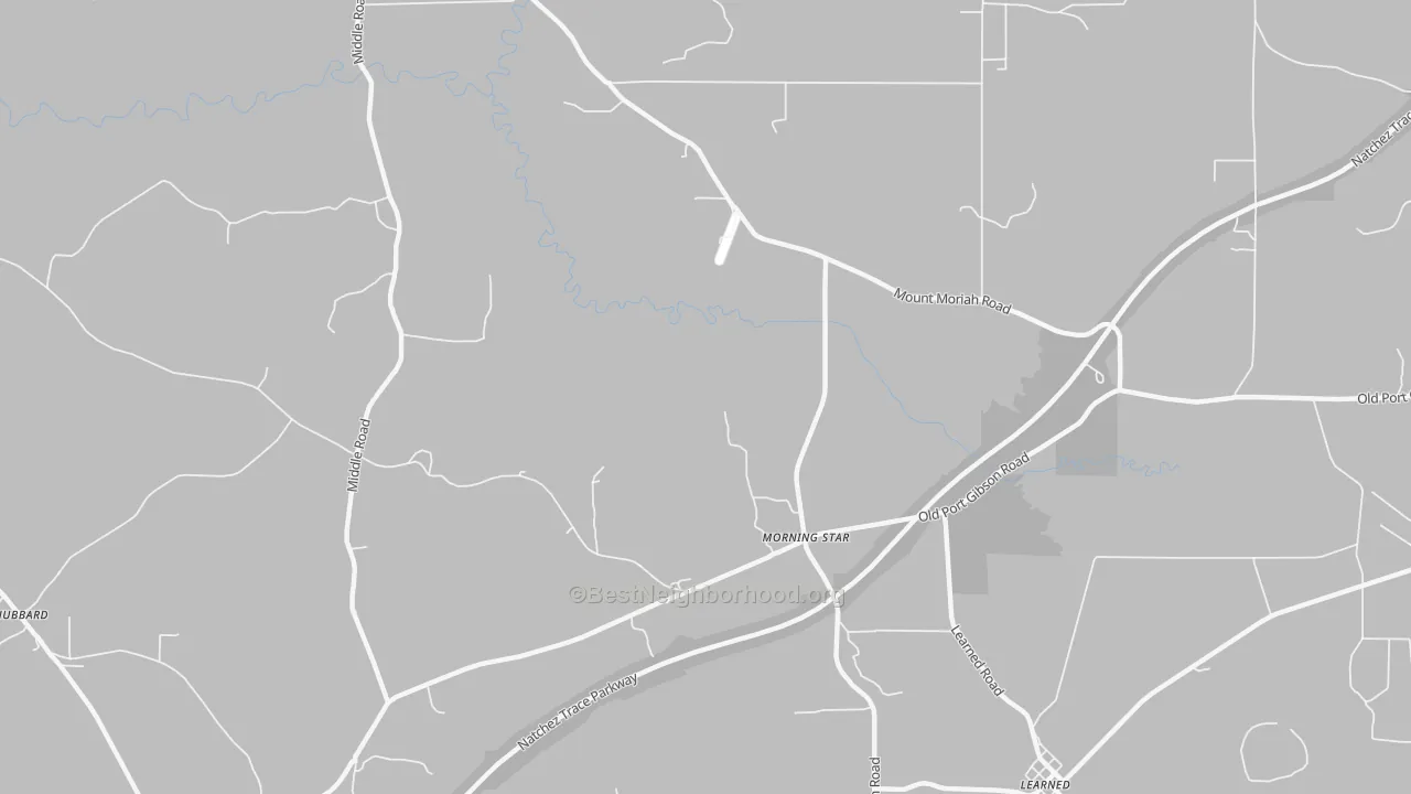 Transit Grade map of Morning Star, MS