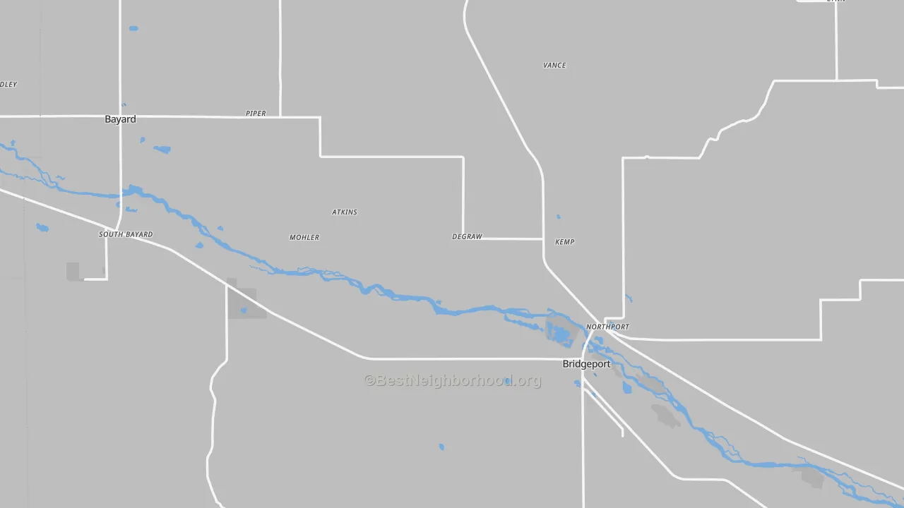 Transit Grade map of Morrill County, NE