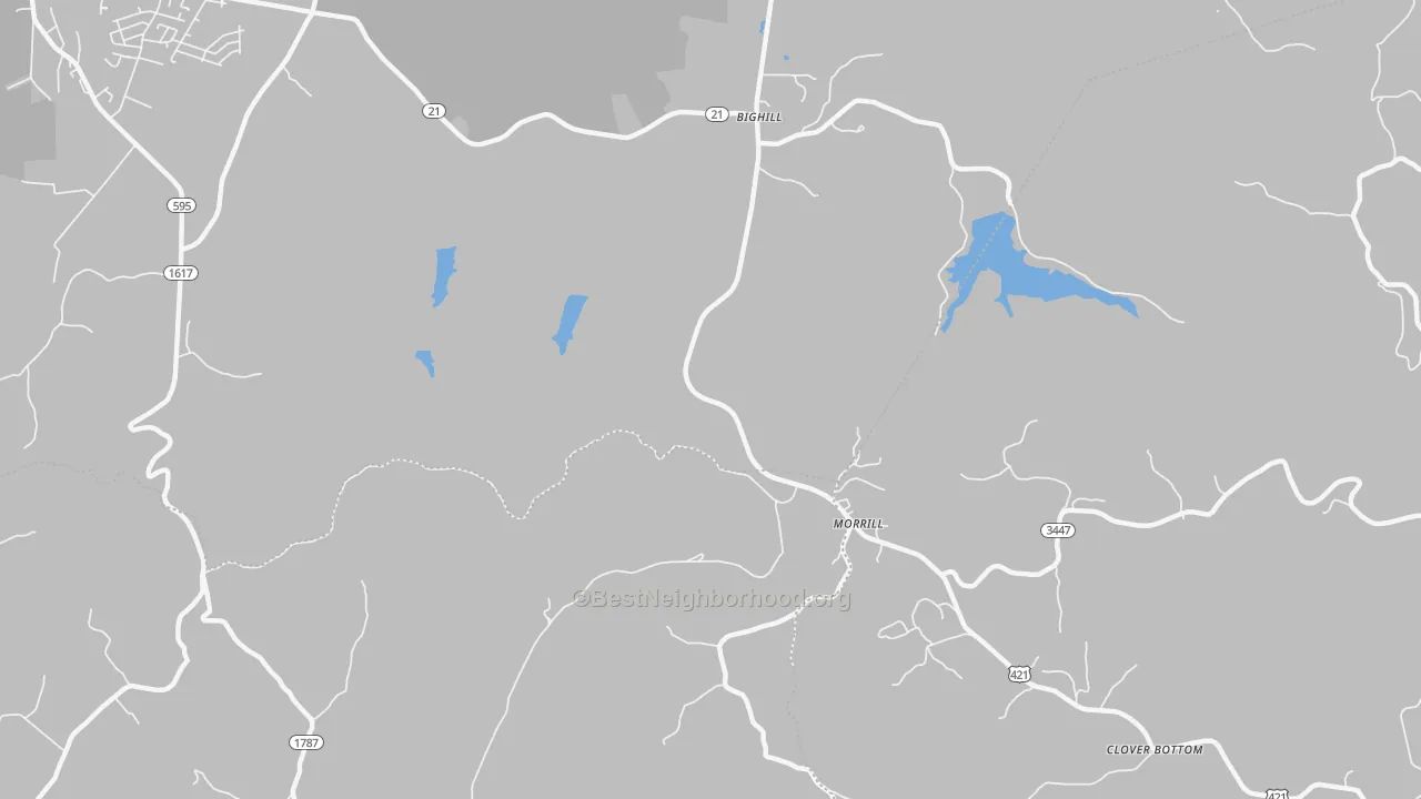 Transit Grade map of Morrill, KY