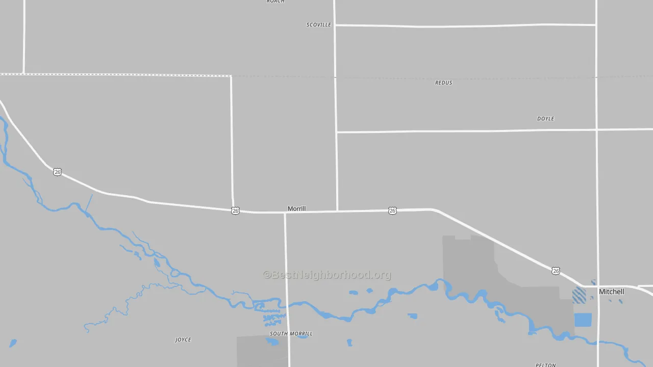 Transit Grade map of Morrill, NE