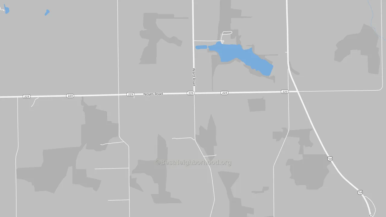Transit Grade map of Morris Corner, ME