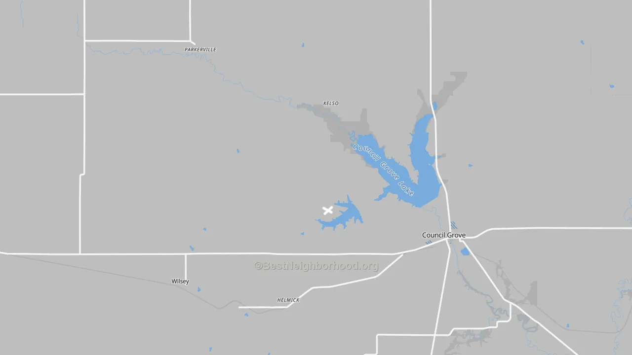 Transit Grade map of Morris County, KS