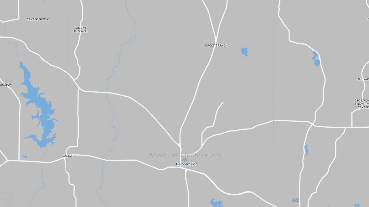 Transit Grade map of Morris County, TX