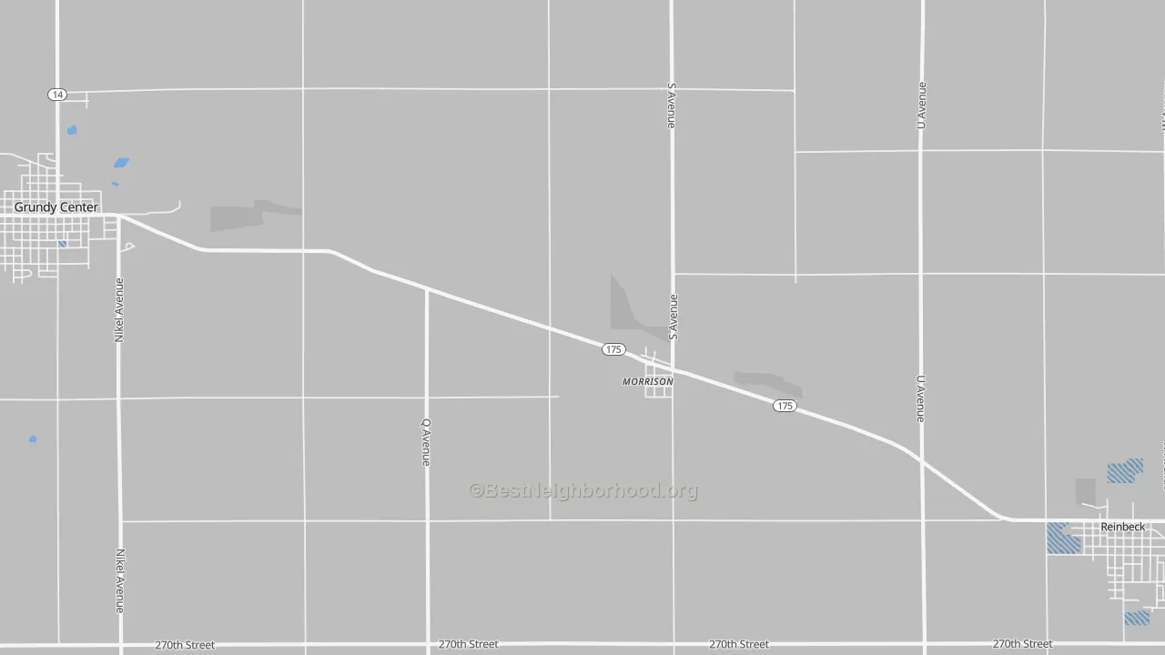 Transit Grade map of Morrison, IA