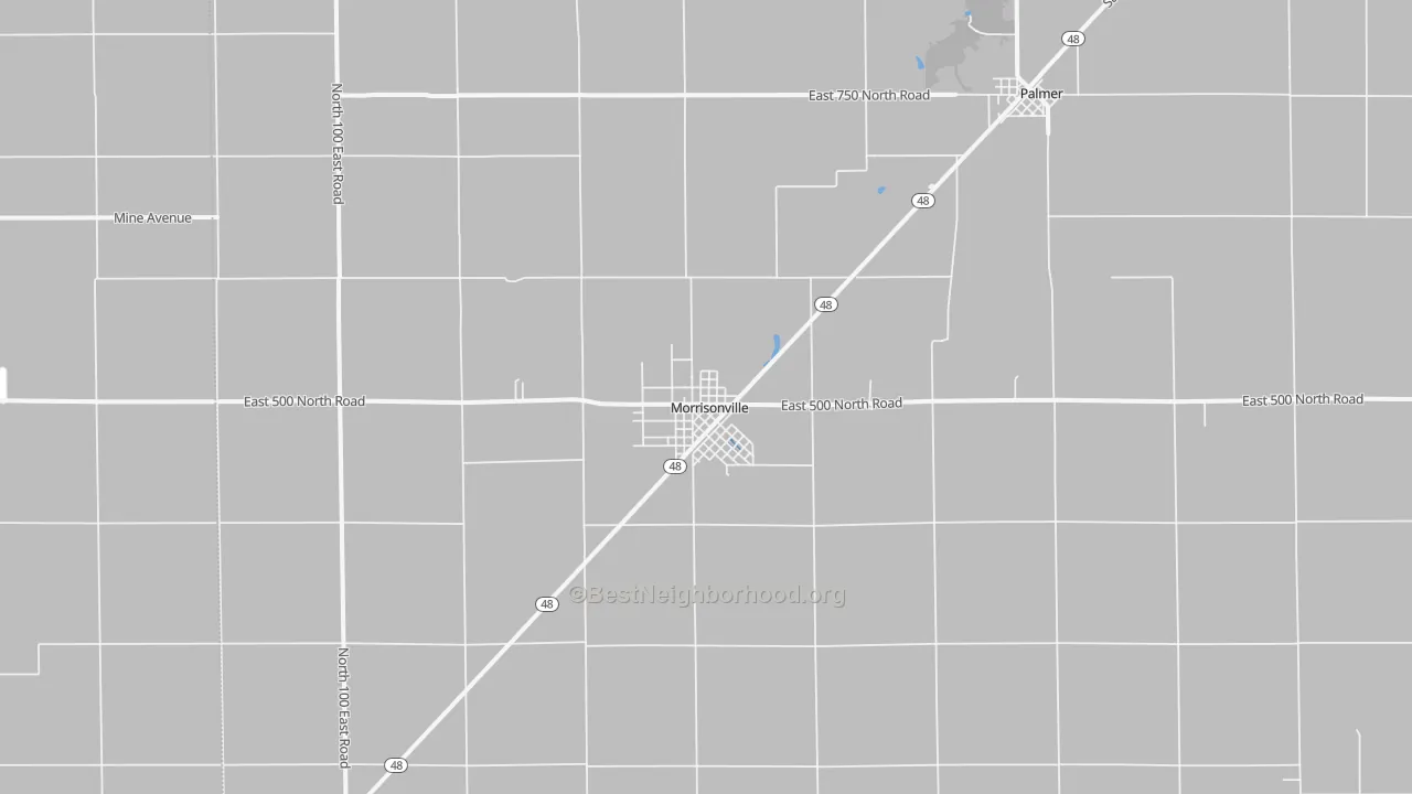 Transit Grade map of Morrisonville, IL